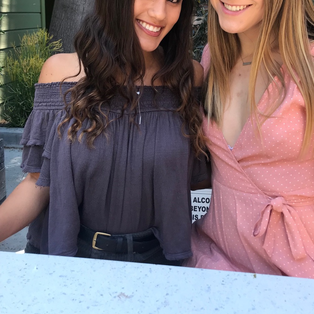 Off the Shoulder Free People Top